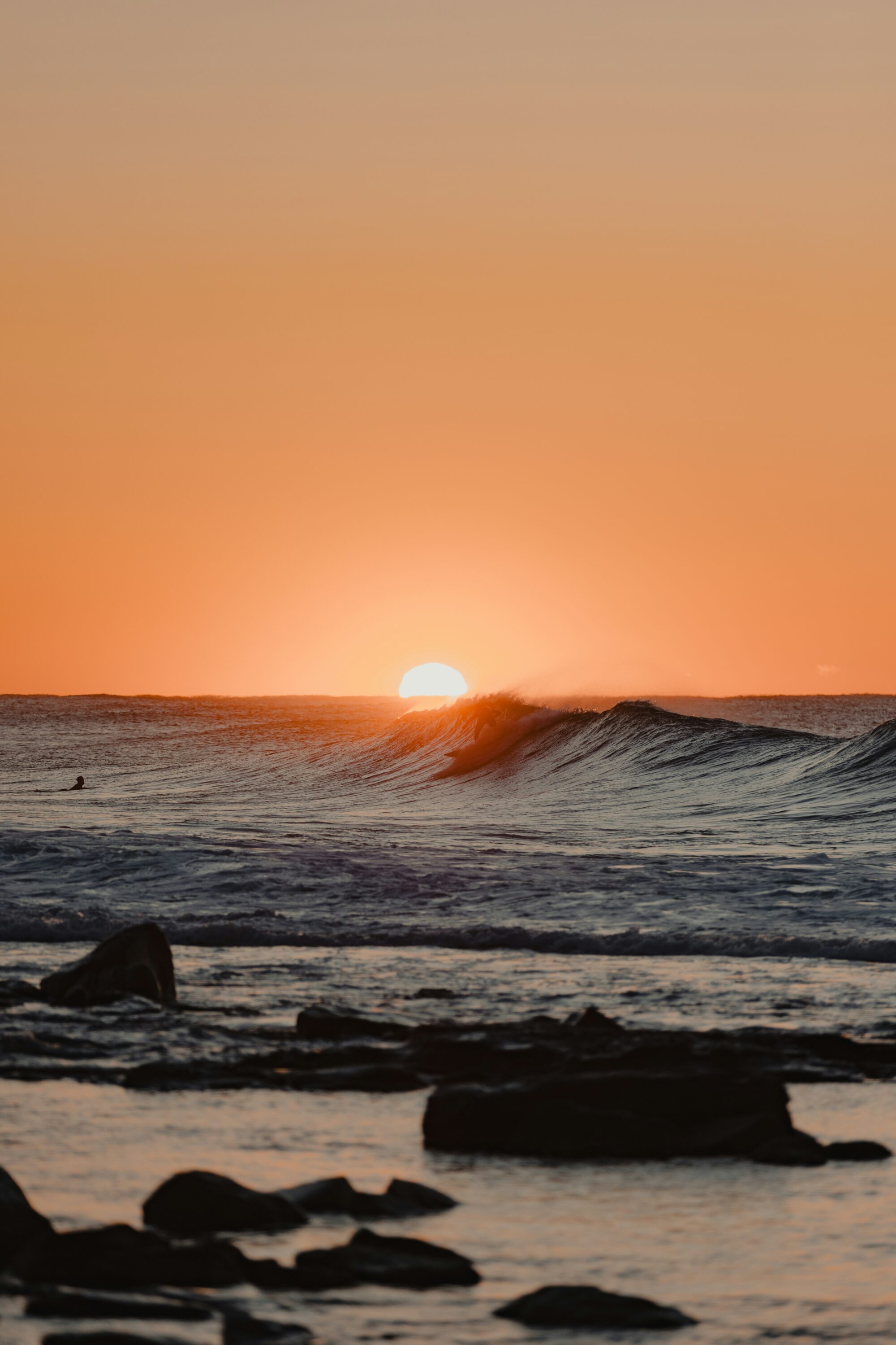 Ayampe surf with sunset