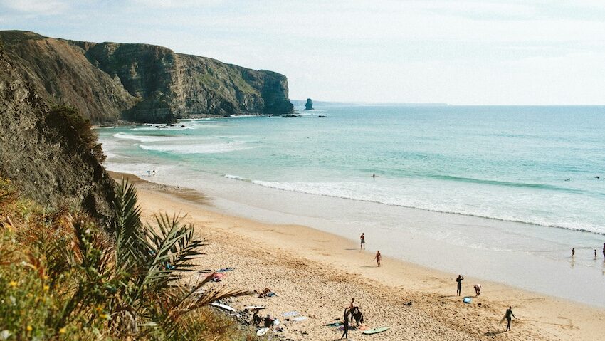 A beach for Portugal Surf Camp Algarve Beginner