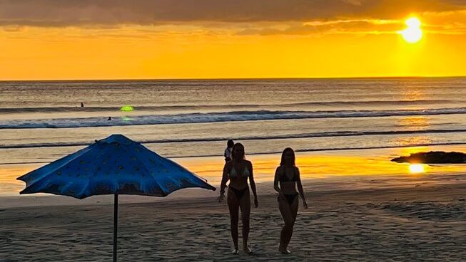 Sunset at Surf Inn Hermosa Costa Rica surf camp
