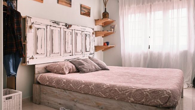 accommodation with bed at Peniche with Boa Onda Guesthouse surf camp