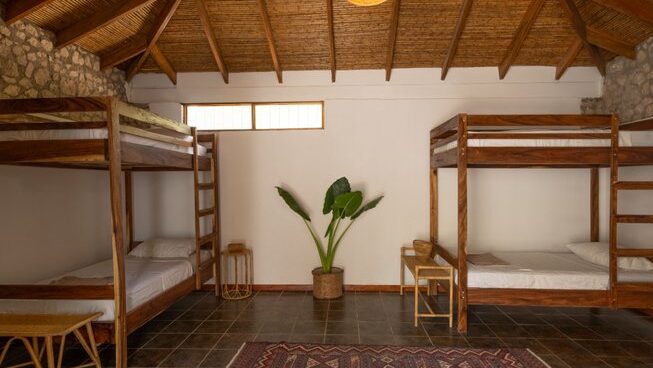 Accommodation that is with bunk beds at Dream Surf House in Costa Rica