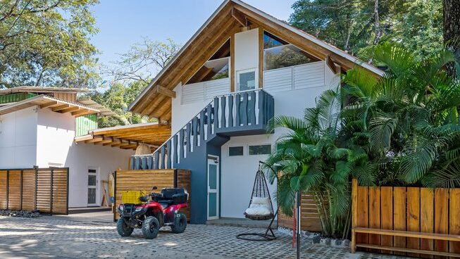 Accommodation of house at Surfari Surf School in Nosara Costa Rica