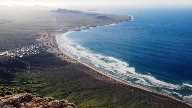 View of Lanzarote from above