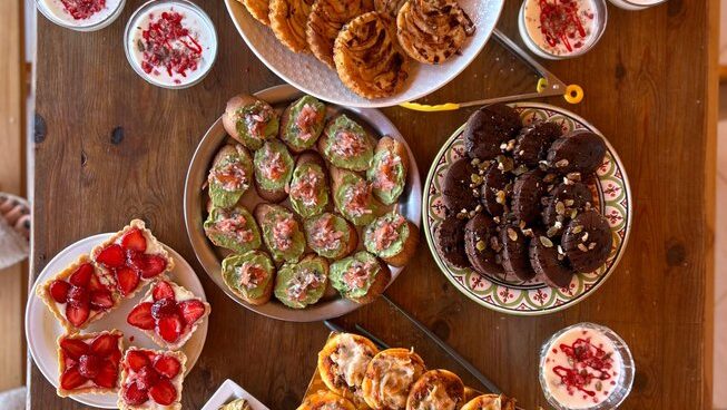 Shot of the food at Moana Surf Maroc surf camp