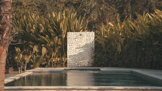 Pool of CARI Surf Camp Bali