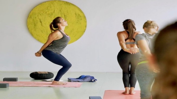 people doing yoga at Tai Chi Fuerteventura Wellbeing Retreat