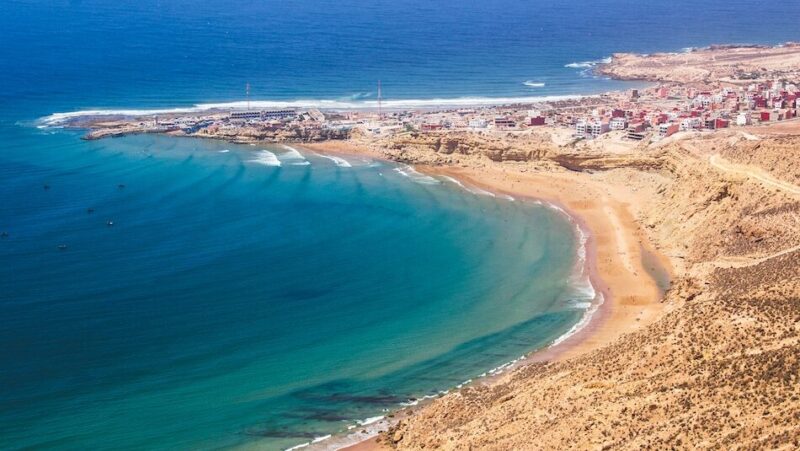 Imsouane Bay and people wondering when is Morocco surf good