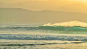 Empty wave in Gran Canaria in the Canary Islands for Canary Islands surf travel review