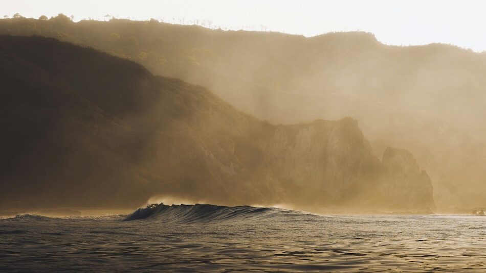 Empty waves in Lombok Indonesia