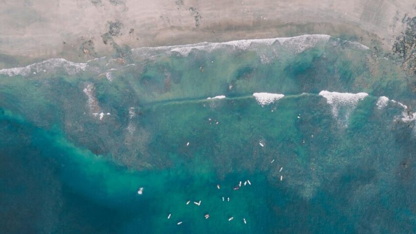 Tamarindo from above of the surf