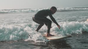 a surfer with Morocco surf camps for beginners