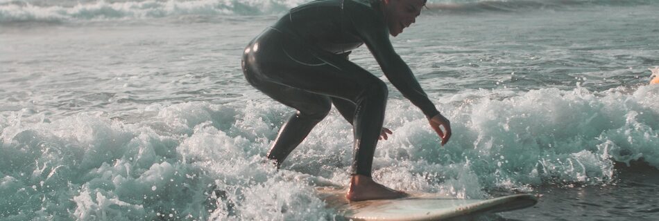 a surfer with Morocco surf camps for beginners
