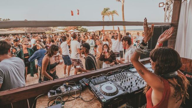 beach party at Lagos