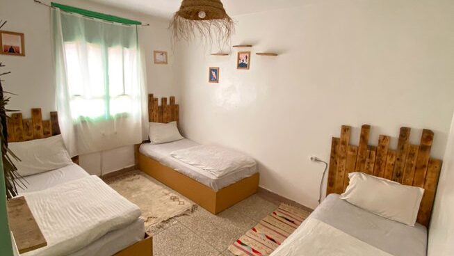 three single beds in Sunny Wave Taghazout